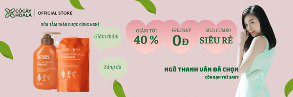 Sữa Tắm Thảo Dược Gừng Nghệ Cỏ Cây Hoa Lá - Làm Sạch Sâu, Mờ Thâm Mụn 500g